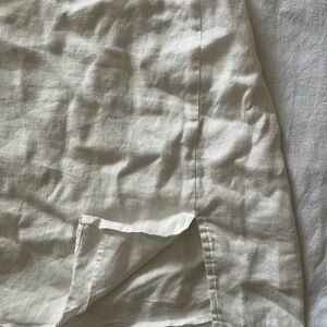 Linen mini skirt from DISSH